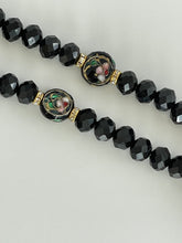 Load image into Gallery viewer, 99 Beads Wearable Tasbih (Crystal - Round Black)
