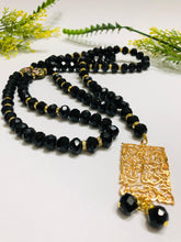 Load image into Gallery viewer, 99 Beads Wearable Tasbih (Crystal - Double Black)
